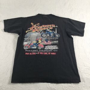 Vintage 1994 Rolling Thunder Freedom Riders T-shirt Mens Large Biker American 90